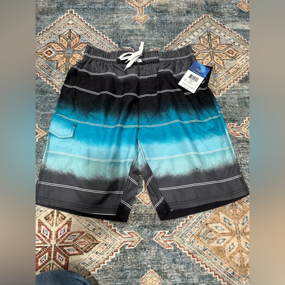 (NOT FOR SALE)Kanu Surf‎ Black and Blue Men's Board Shorts